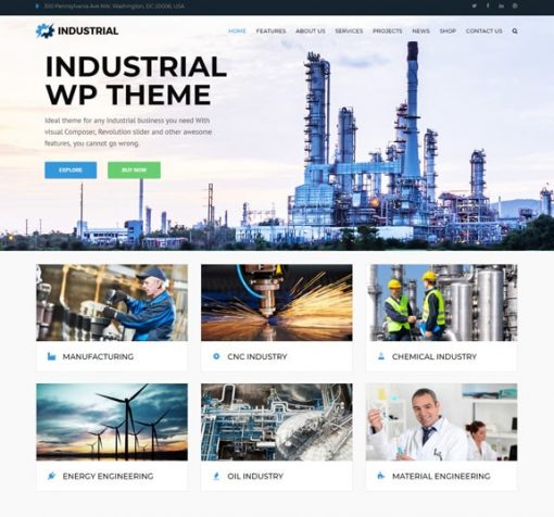 industry web design service