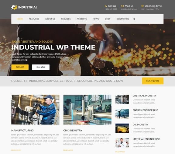 factory web design service