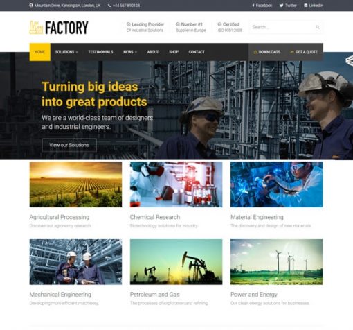 factory web design service