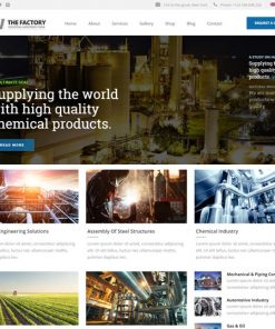 chemical factory web design service