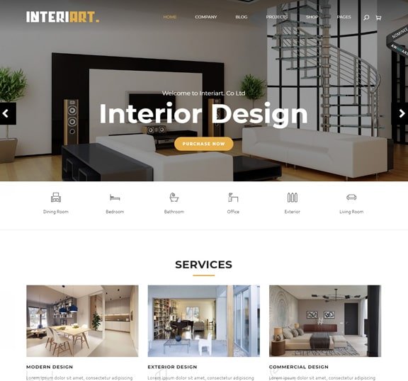 interior web design service