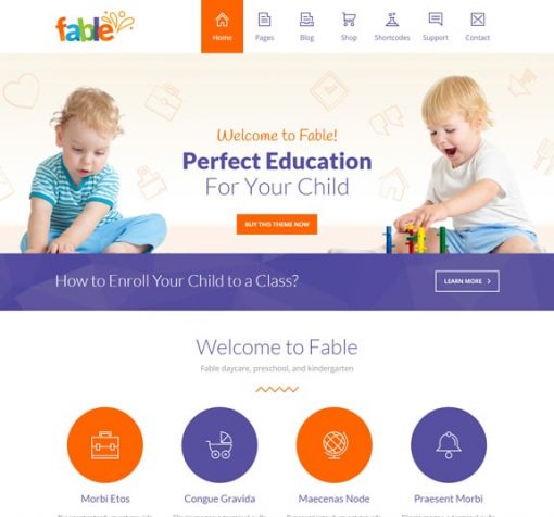 kindergarten web design service