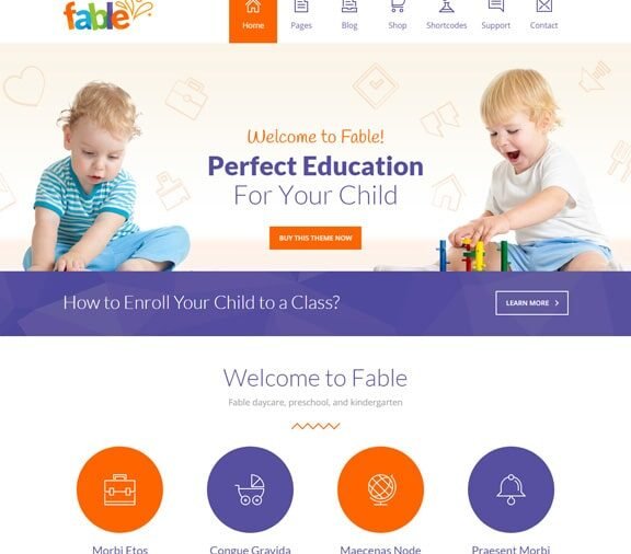 kindergarten web design service
