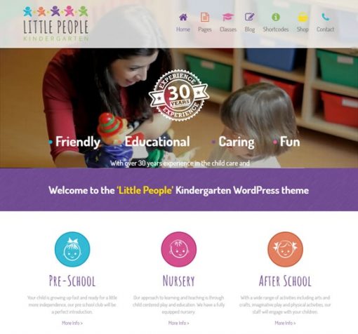 kindergarten web design service