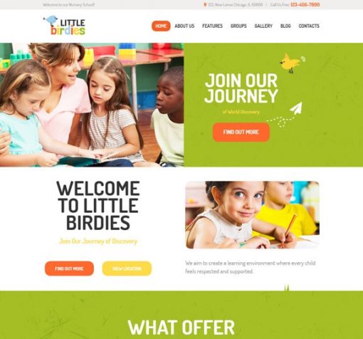 kindergarten web design service