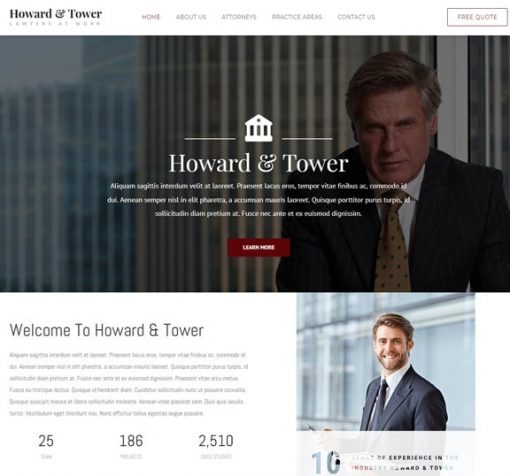 lawyer web design service