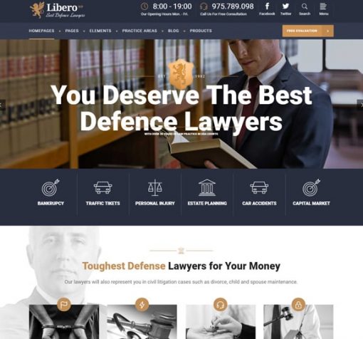 lawyer web design service