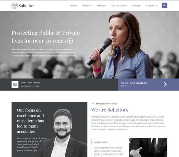 lawyer web design service
