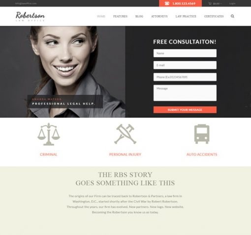 lawyer web design service