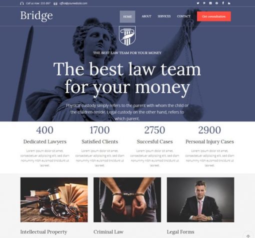 lawyer web design service