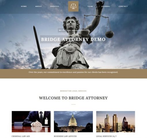 lawyer web design service