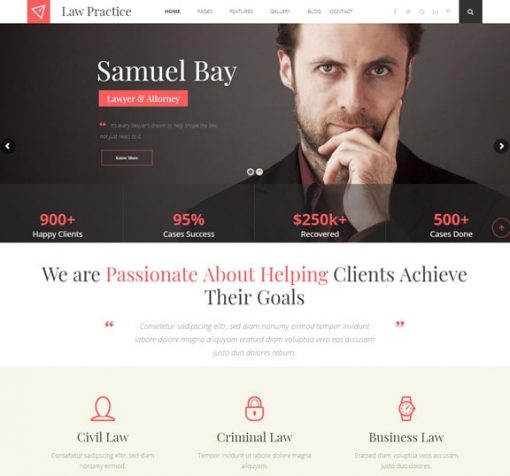 lawyer web design service