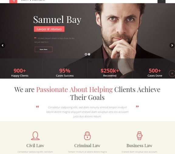 lawyer web design service