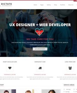 medical website design service