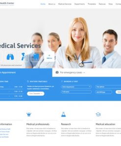 hospital website design service