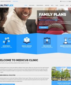 hospital website design service