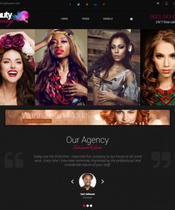 model agency web design service