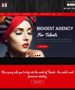 model agency web design service