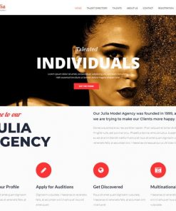 model agency web design service