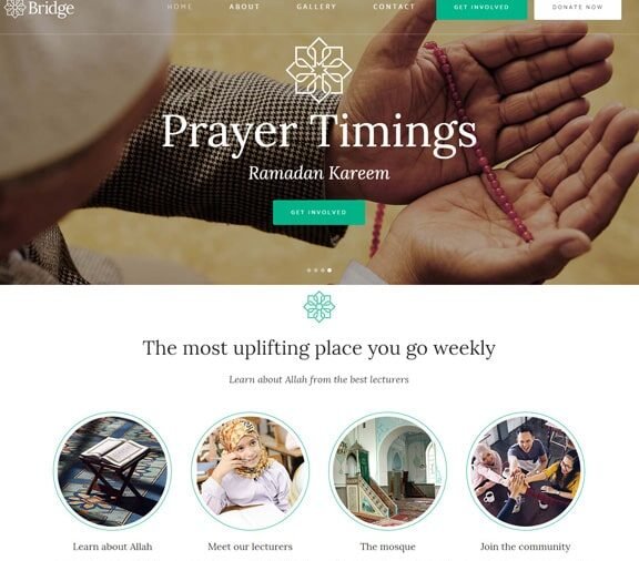 mosque web design service