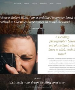 photographer web design service