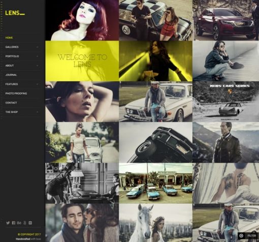 photographer web design service