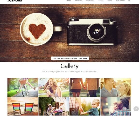 photographer web design service