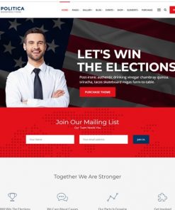 political party web design service