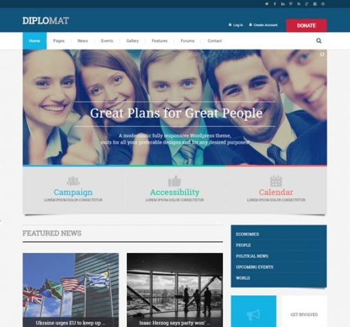 diplomat web design service