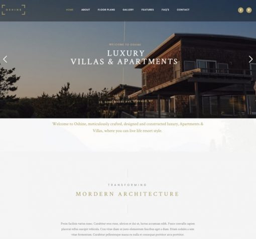 real estate website design service