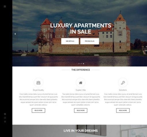 real estate website design service