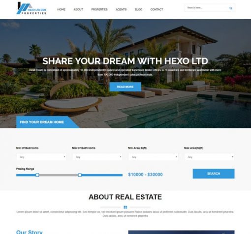 property website design service