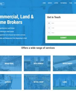 property broker website design service