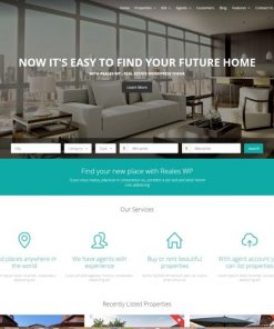 property listing website design service