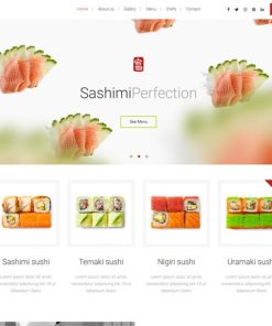 sushi website design service