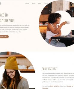 cafe website design service