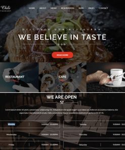 restaurant website design service