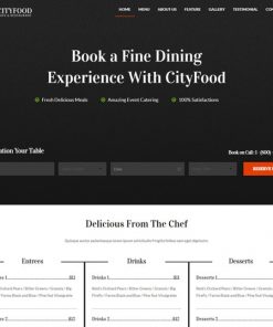 restaurant website design service