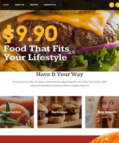 fast food website design service