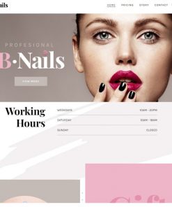 web design service for beauty salon