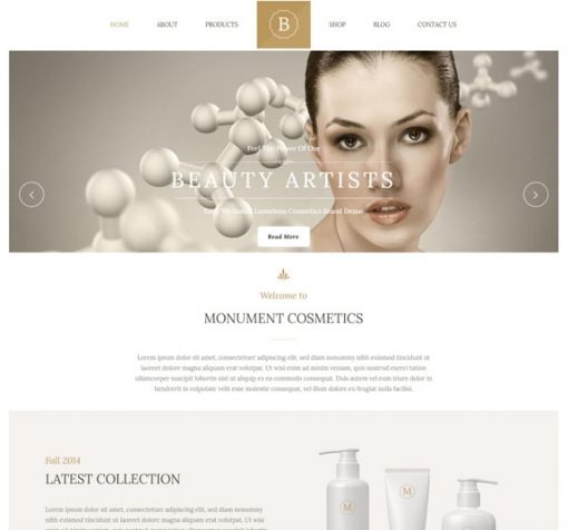 web design service for beauty salon