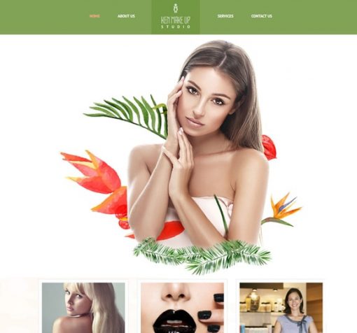 web design service for beauty salon