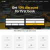 Taxi Booking Services web design