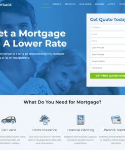 Mortgage Services web design