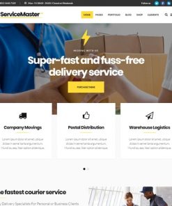 Courier Services web design