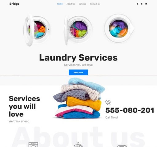 laundry web design services