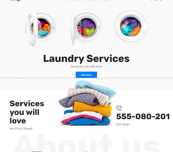 laundry web design services
