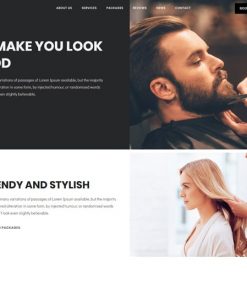 Barber Service Web Design