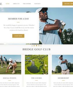 Golf Club Web Design Services