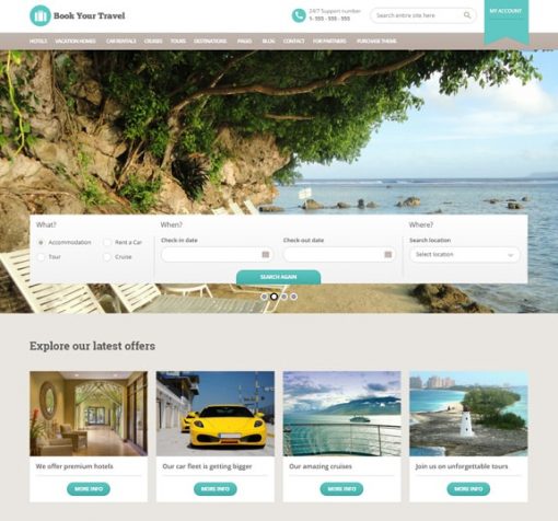 Travel Booking System Web Design Services